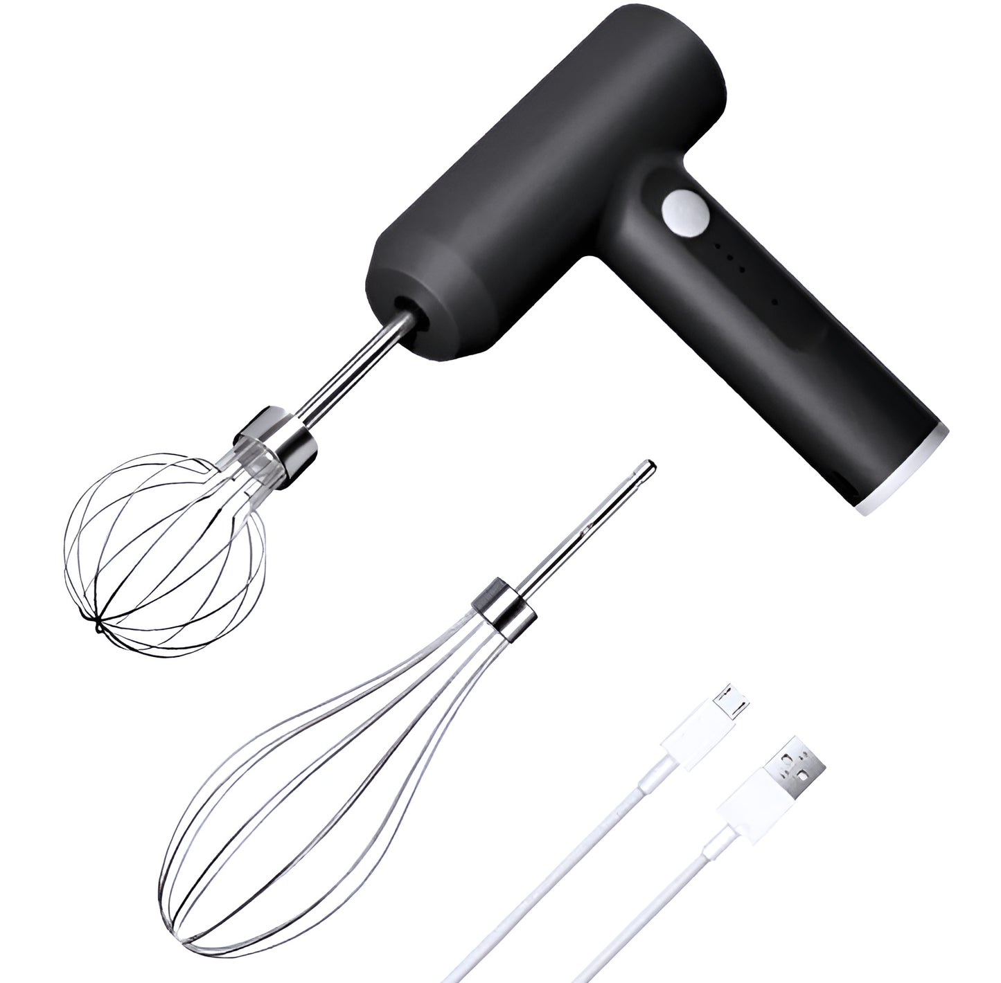 Portable Electric Food Mixer - Black